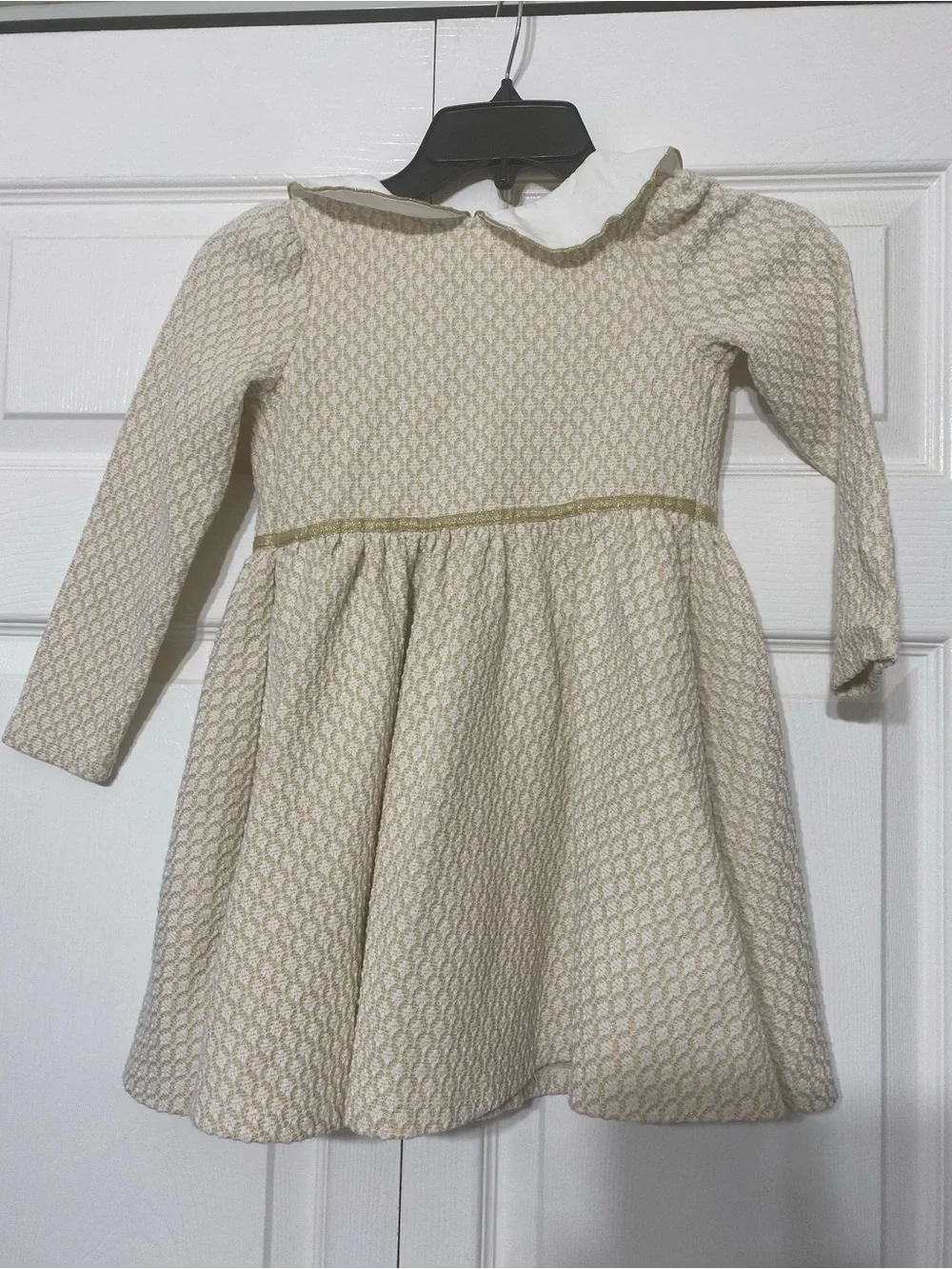 Janie and Jack the sparkled collared dress size 5